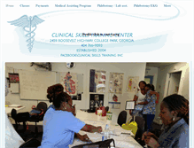 Tablet Screenshot of clinicalskillstraining.info